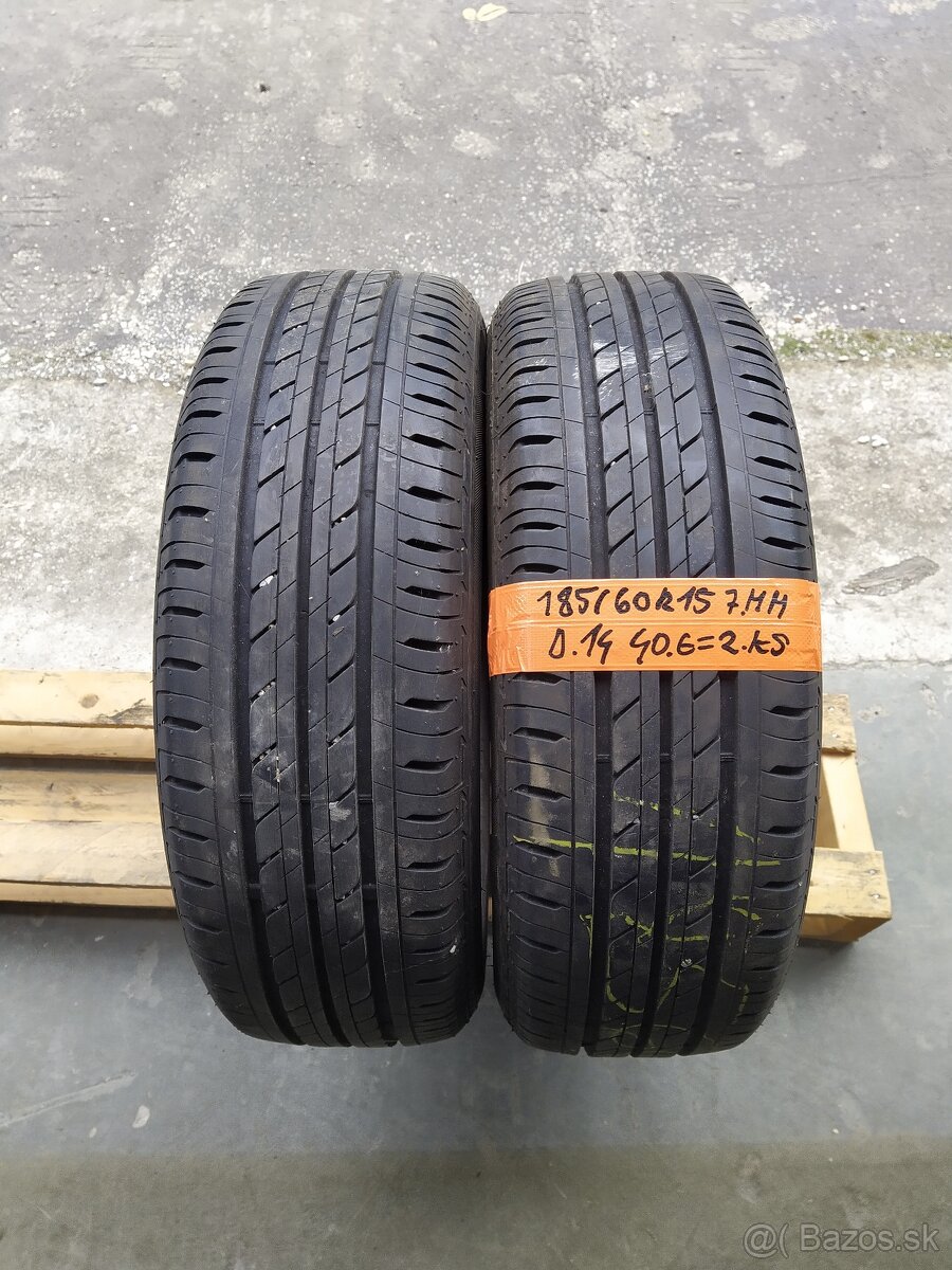 185/60 R15 Bridgestone 2.ks 40€