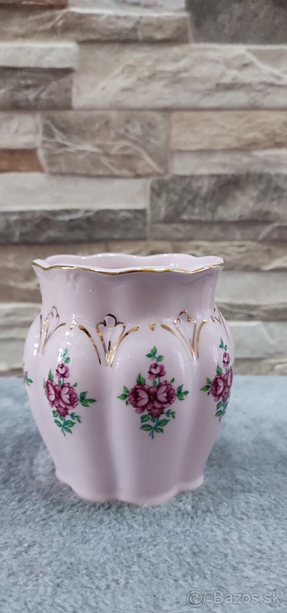Růžový porcelán, hrníček, Chodov