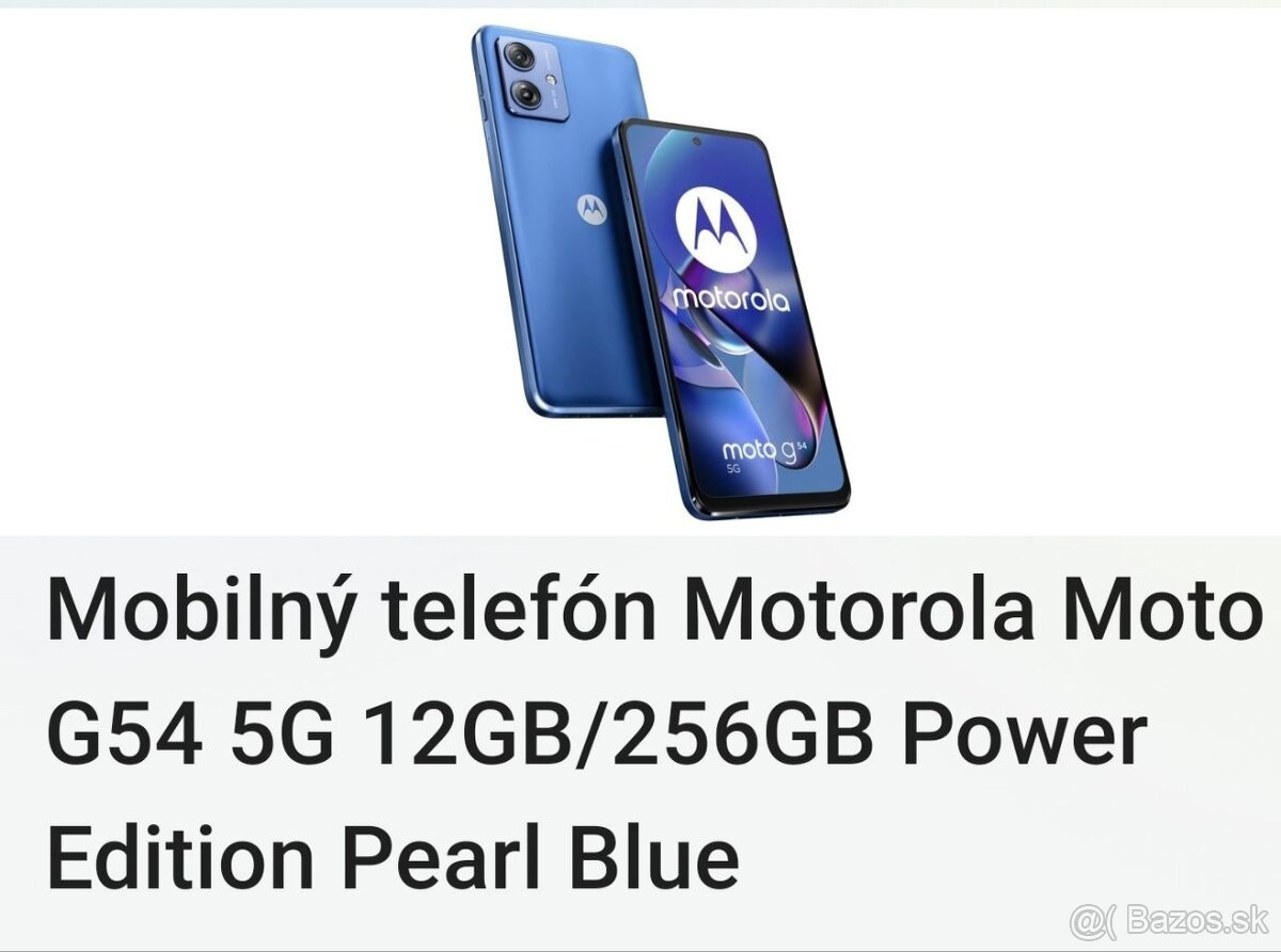 Motorola G54 5G 12/256 modrá