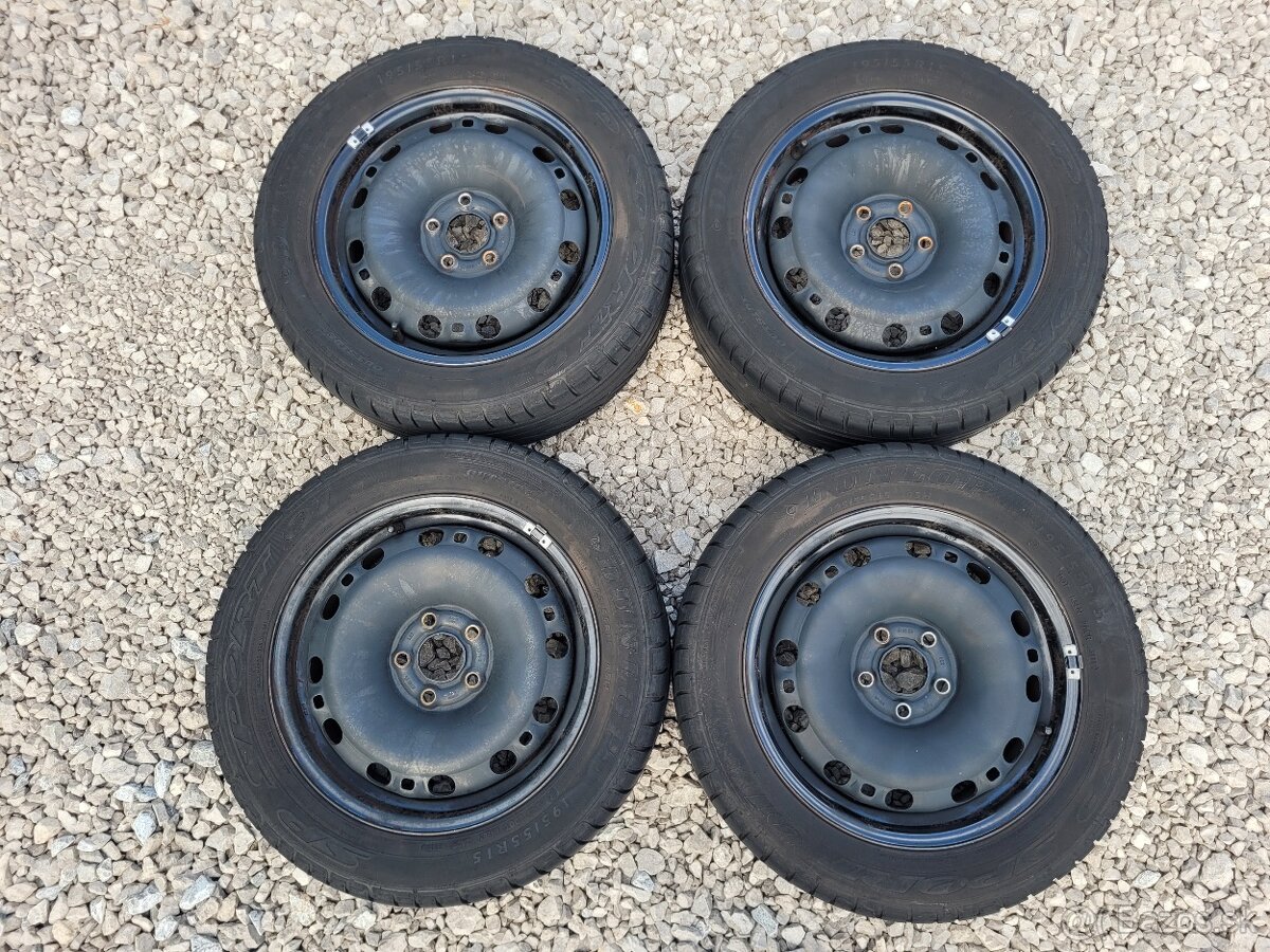 PLECHOVE DISKY SKODA FABIA SEAT IBIZA VW 5x100 195/55 R15