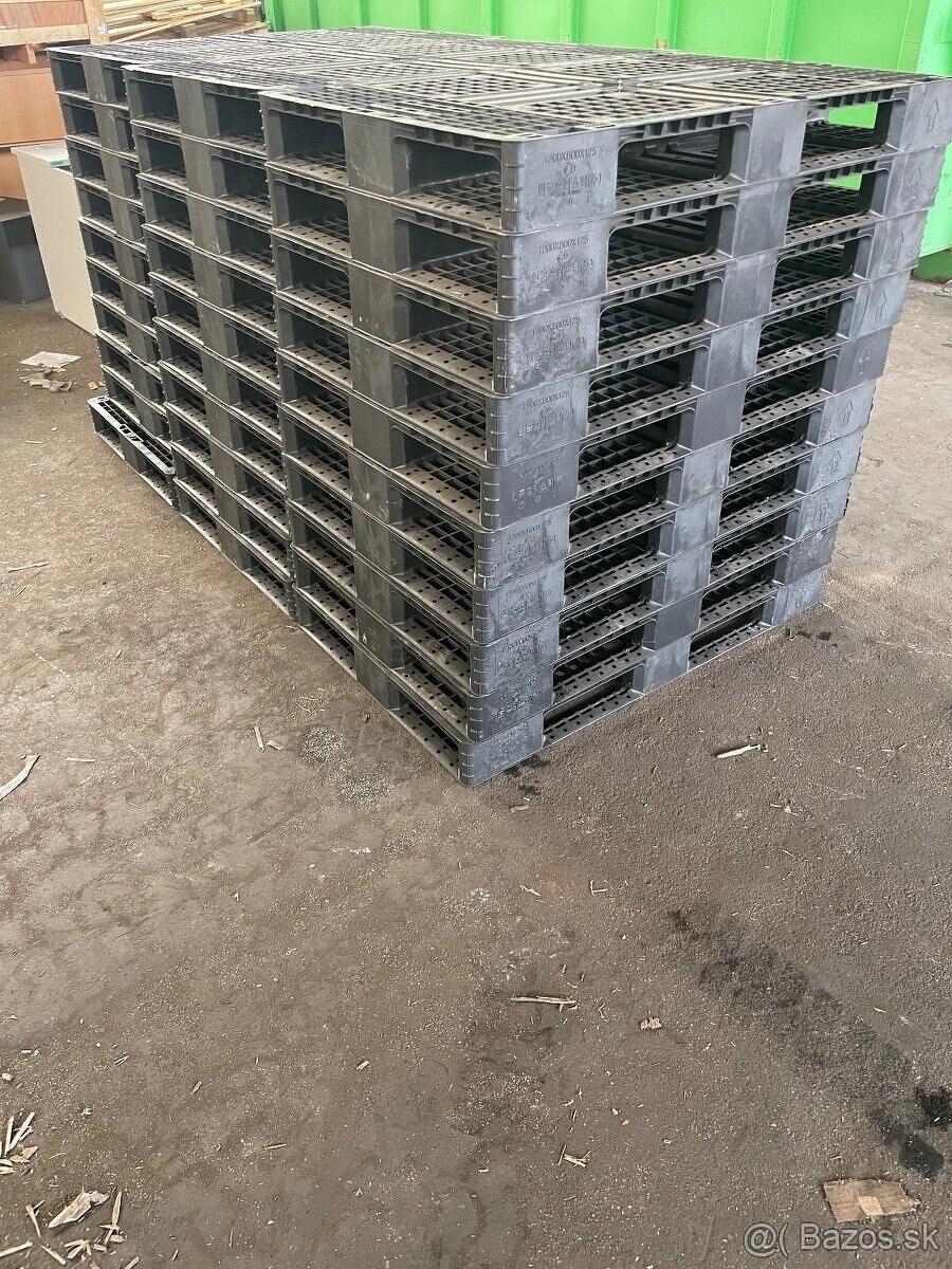 plastové palety 120x80 cm