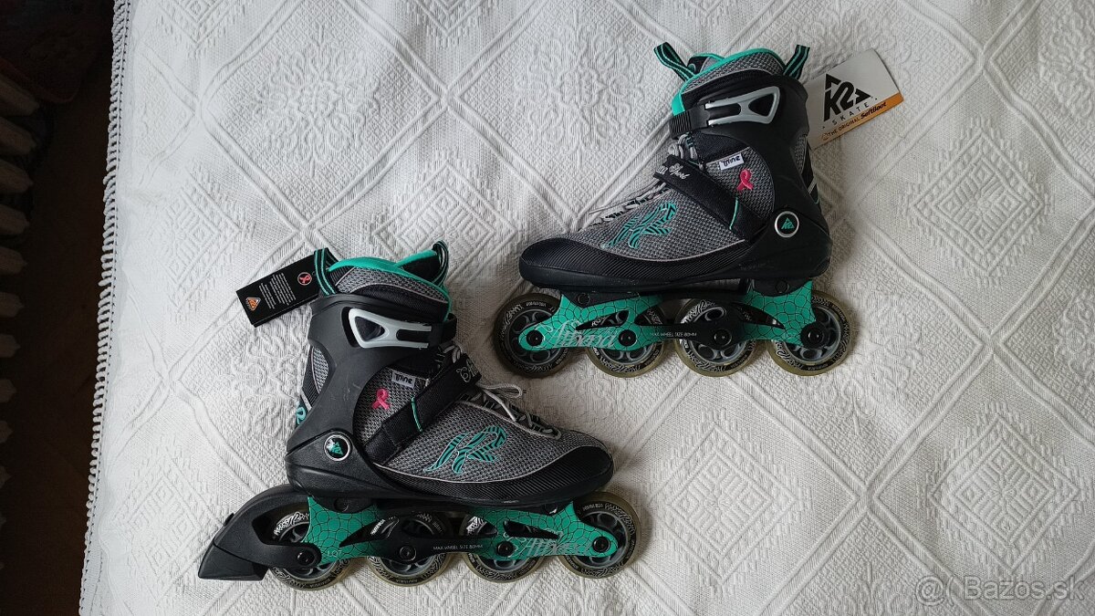 nove damske korcule K2 Athena 80 mm velkost 39,5