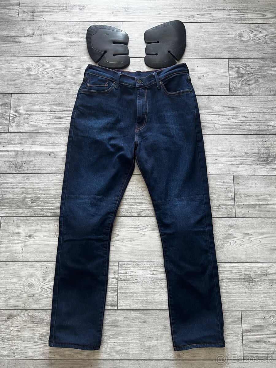 Oxford Pánske rifle Slim 2 Years Aged Modré 32 (D)