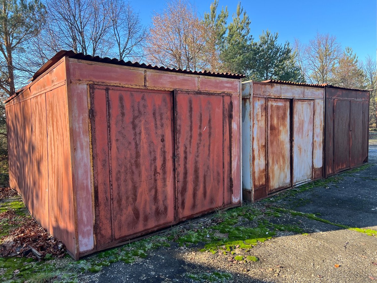 Stavebná búda , plechova garáž