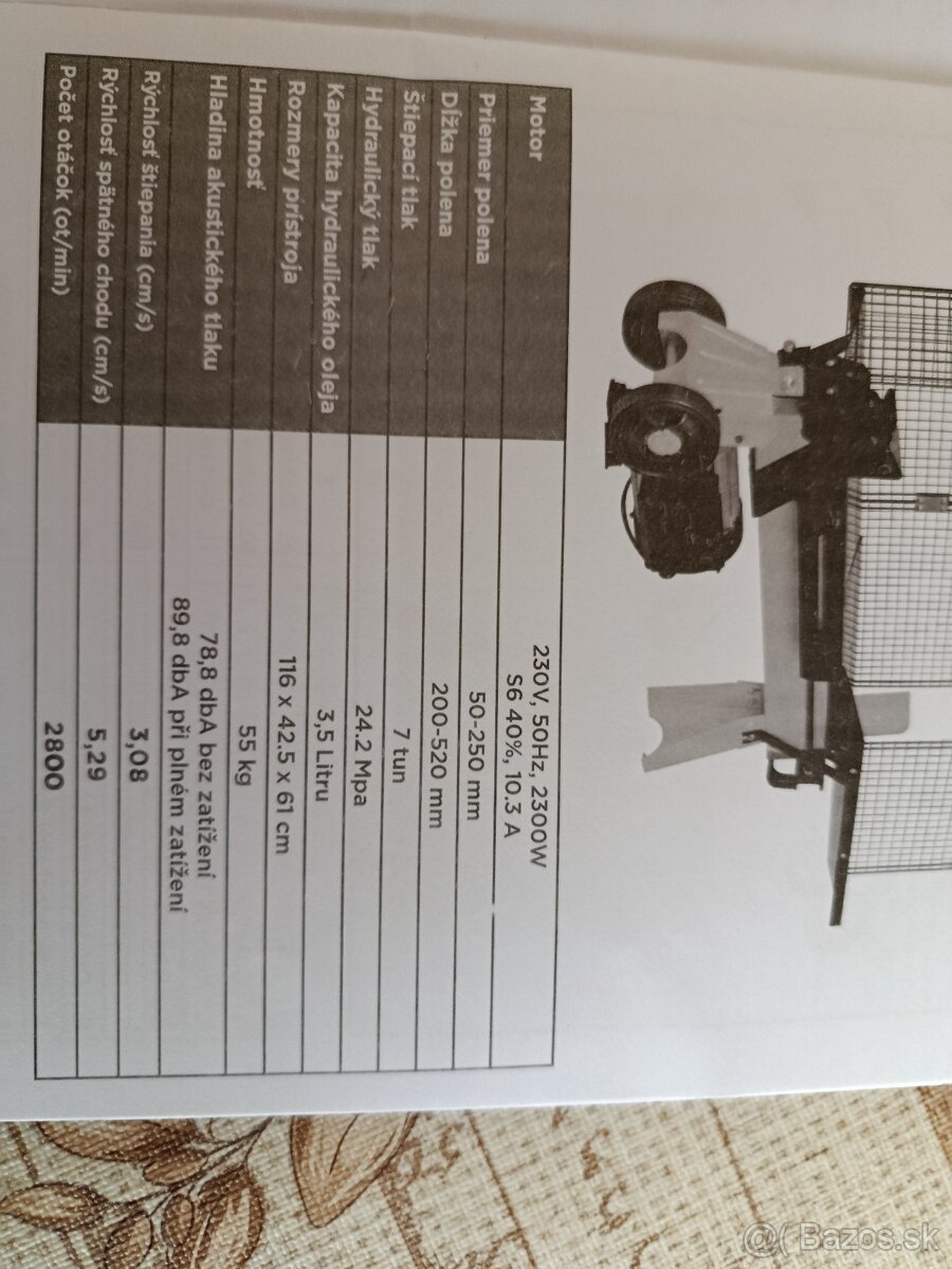 Štiepačka na drevo KN - Kava