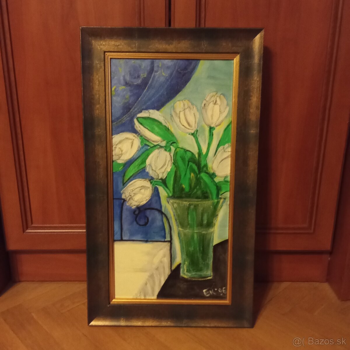 Obraz (váza a kvetiny)