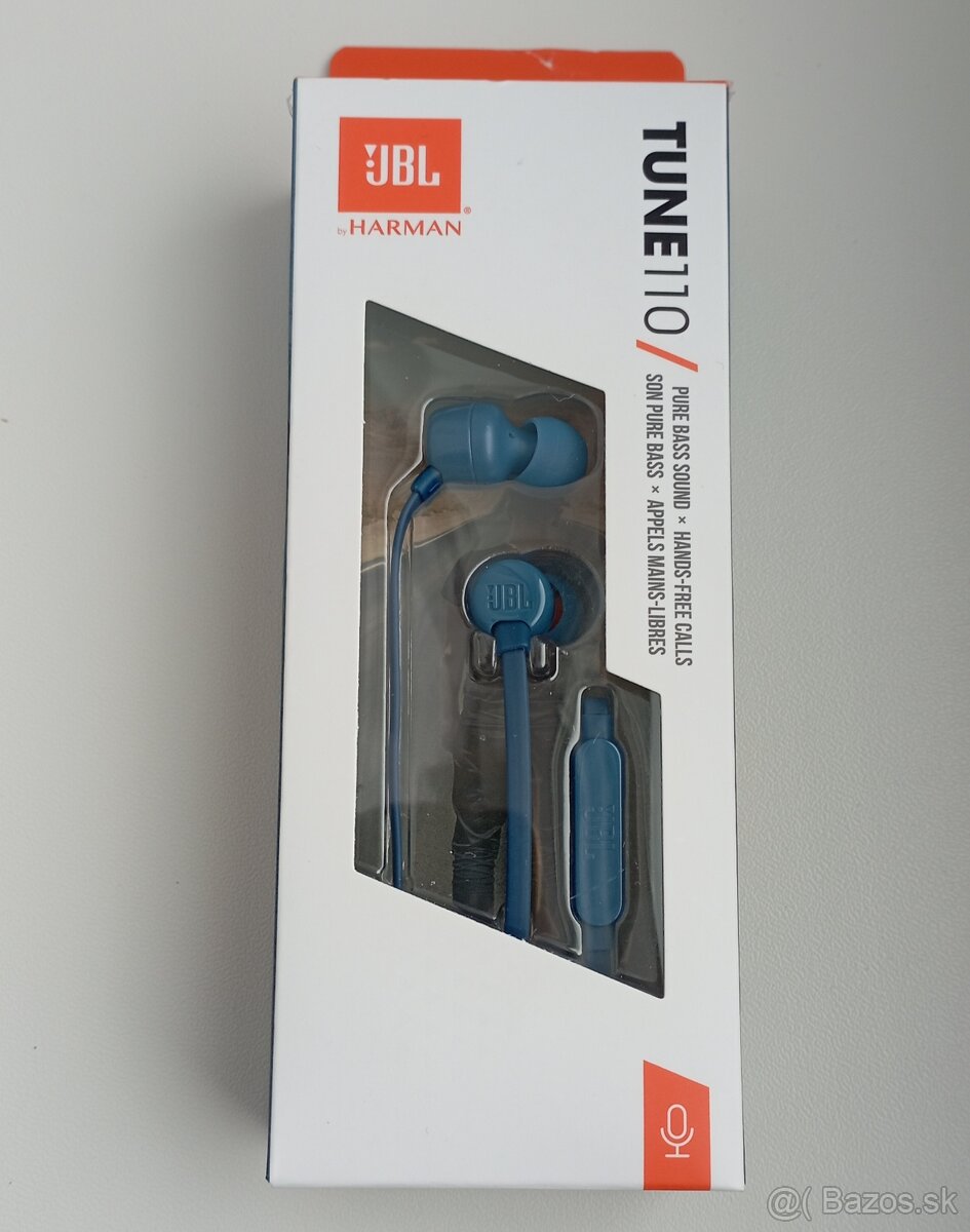 Predám Slúchadlá JBL T110