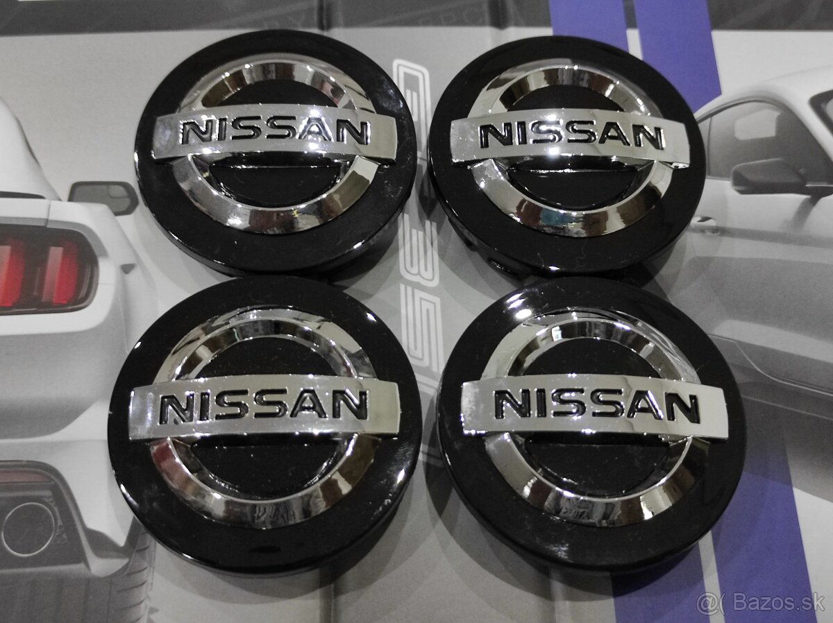 Stredové pukličky kolies Nissan 54mm
