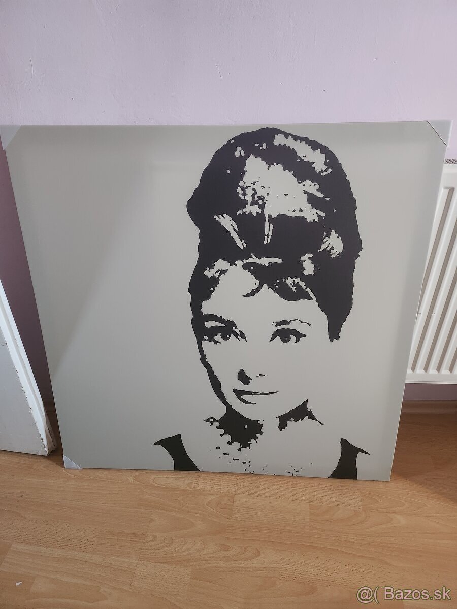 Obraz  Audrey Hepburn + dva obrazky zdarma