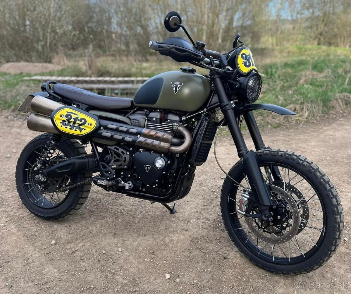 Triumph Scrambler 1200 XE, rv 2021, odpočet