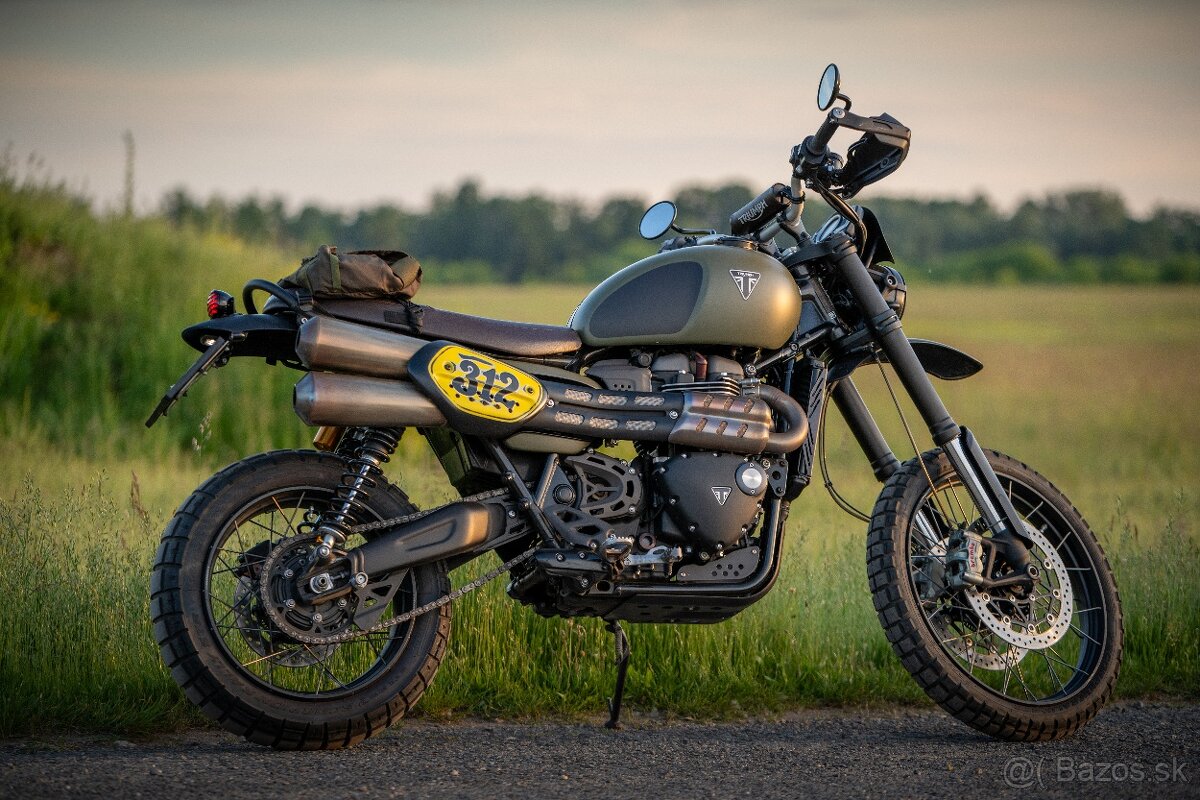 Triumph Scrambler 1200 XE, rv 2021, odpočet