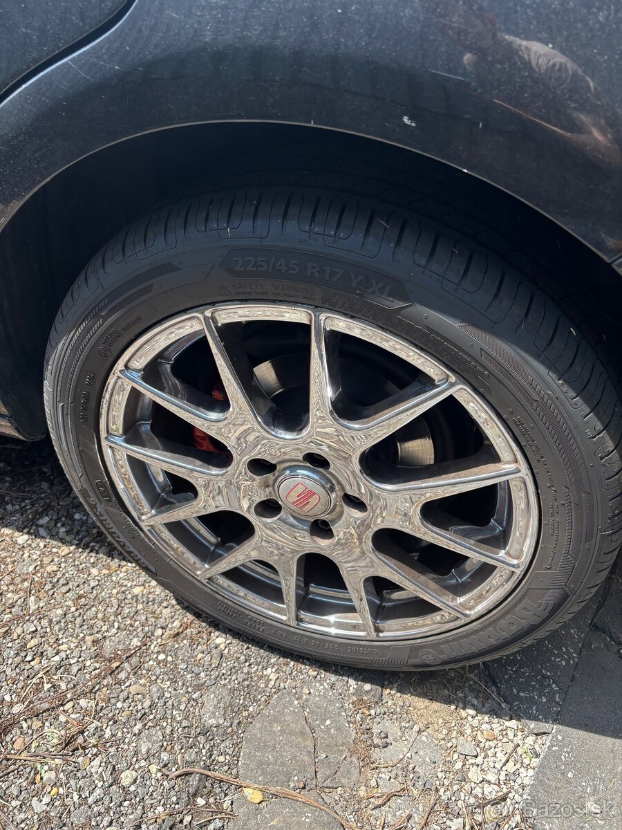 5x112 R17 DOTZ Nardo + Nové letné 4x BARUM 225/45 R17 94Y