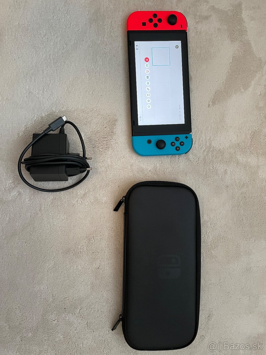 Predám Nintendo Switch (séria XAJ – možnosť nahrať homebrew)