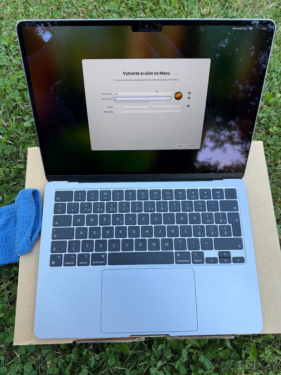 MacBook Air 13" M3 SK 2024 Vesmírne sivý