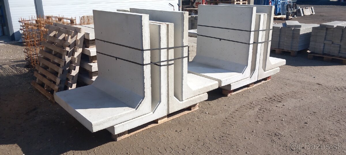 Betónové grefa L panely