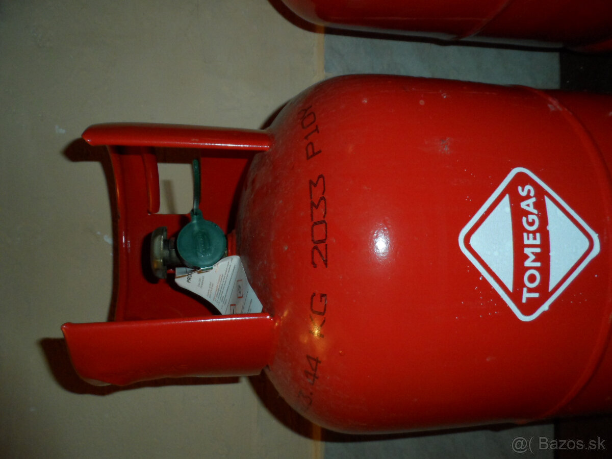 Predam 1ks plnu 10kg Flašu plynu propanbutan.