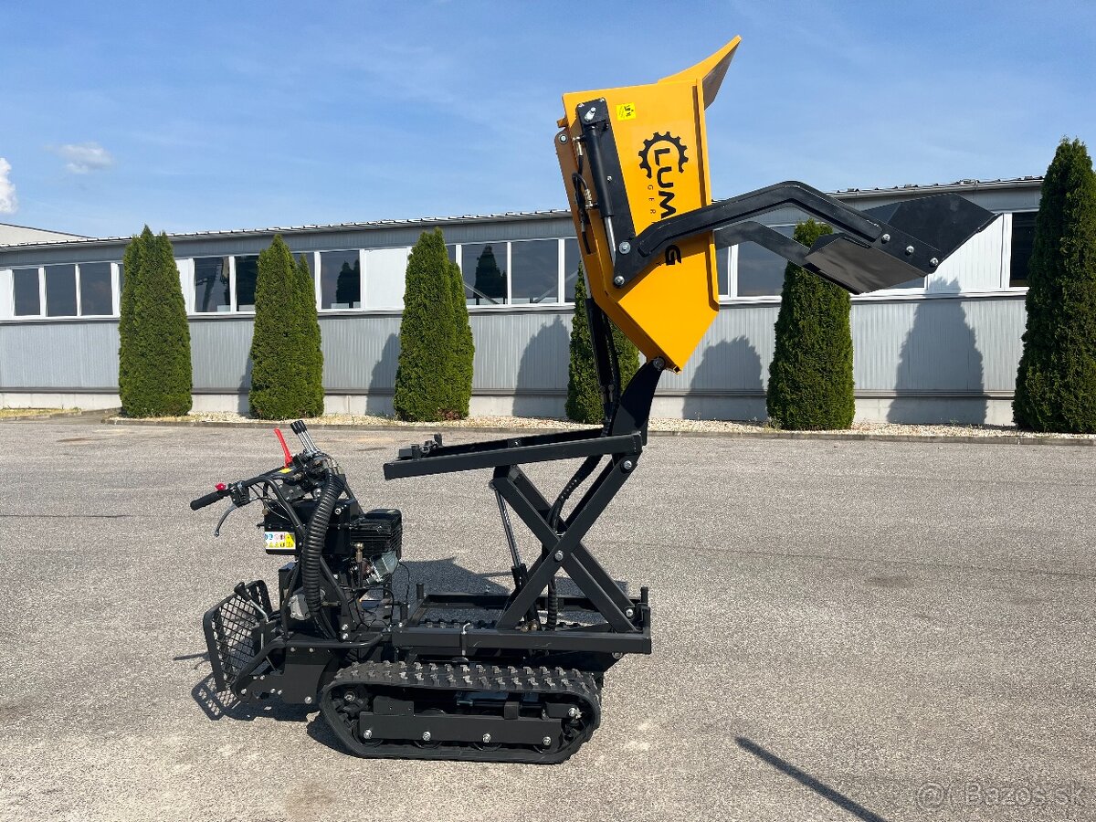 Pásový minidumper LUMAG MD-500H-PRO/HTS zvýšené vyklápanie