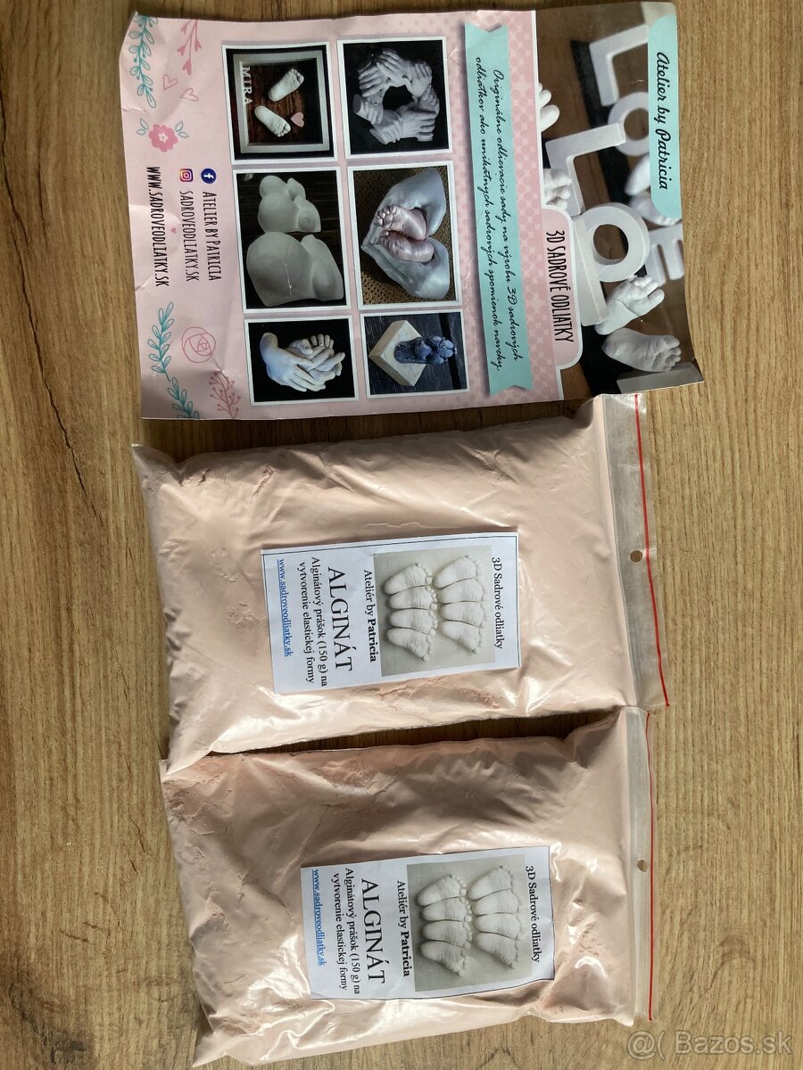 alginatovy prasok na vytvorenie sadrovych odliatkov