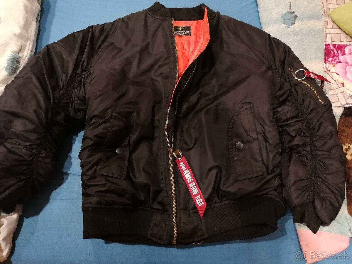 Bunda BOMBER čierna