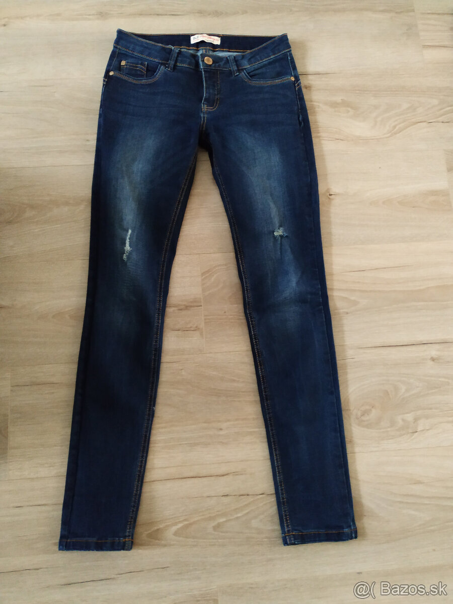 Dámske džínsy, veľkosť 36, Skinny