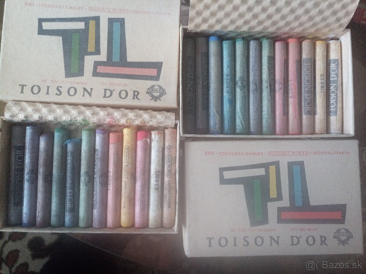 Vintage farebné kriedy