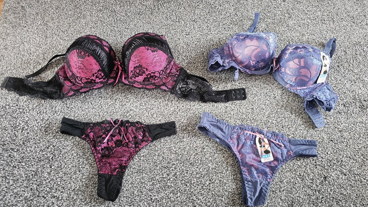 2x set spodného prádla, veľkosť 80B, spodok L