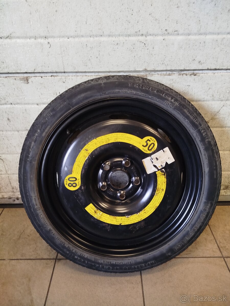 Dojazdové koleso VW 5x112 R18