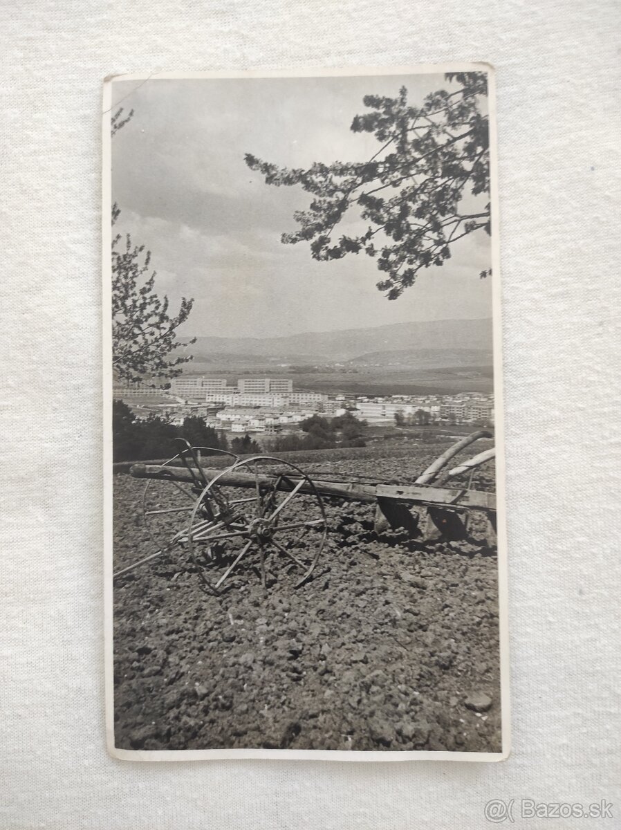 Slovensko-místopis-foto-Pohľad na Partizánske 1951 Baťovany