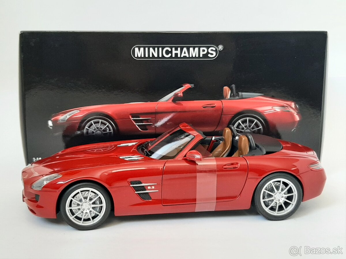 1:18 - Mercedes SLS AMG Roadster (2011) - Minichamps - 1:18