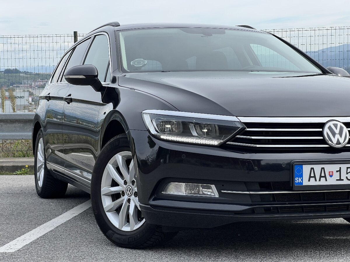 Volkswagen Passat B8 1.8TSI 132kW Automat, LED svetlá, ťažné