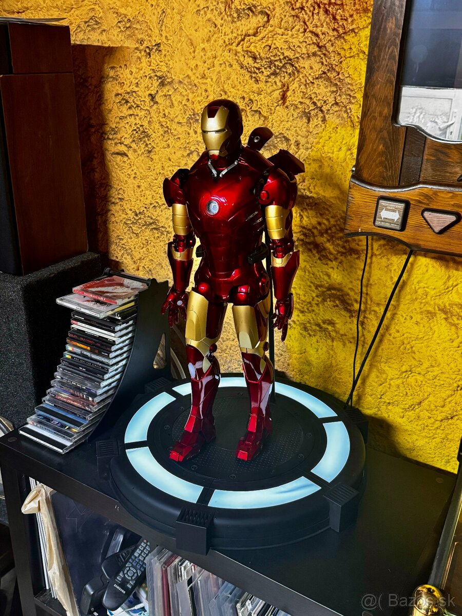 Predám postavený model Iron Man – DeAgostini (1:3, kovový, p