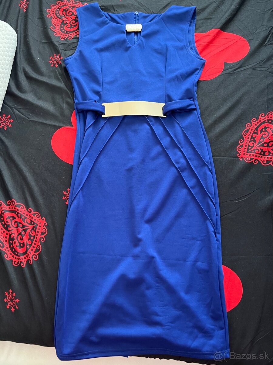 Modré krátke šaty