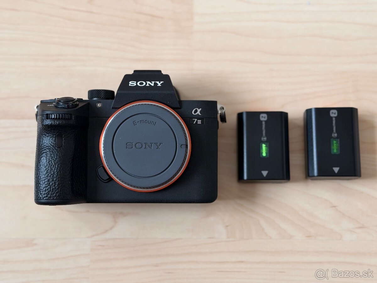 Sony A7 III (ILCE-7M3) – nízky shutter count, 2× batéria