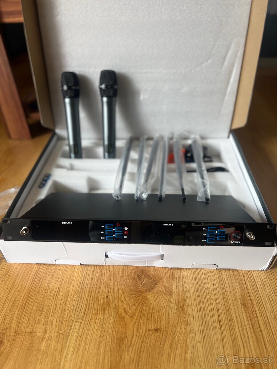 Predam nové bezdrôtové mikrofóy diverzitné.