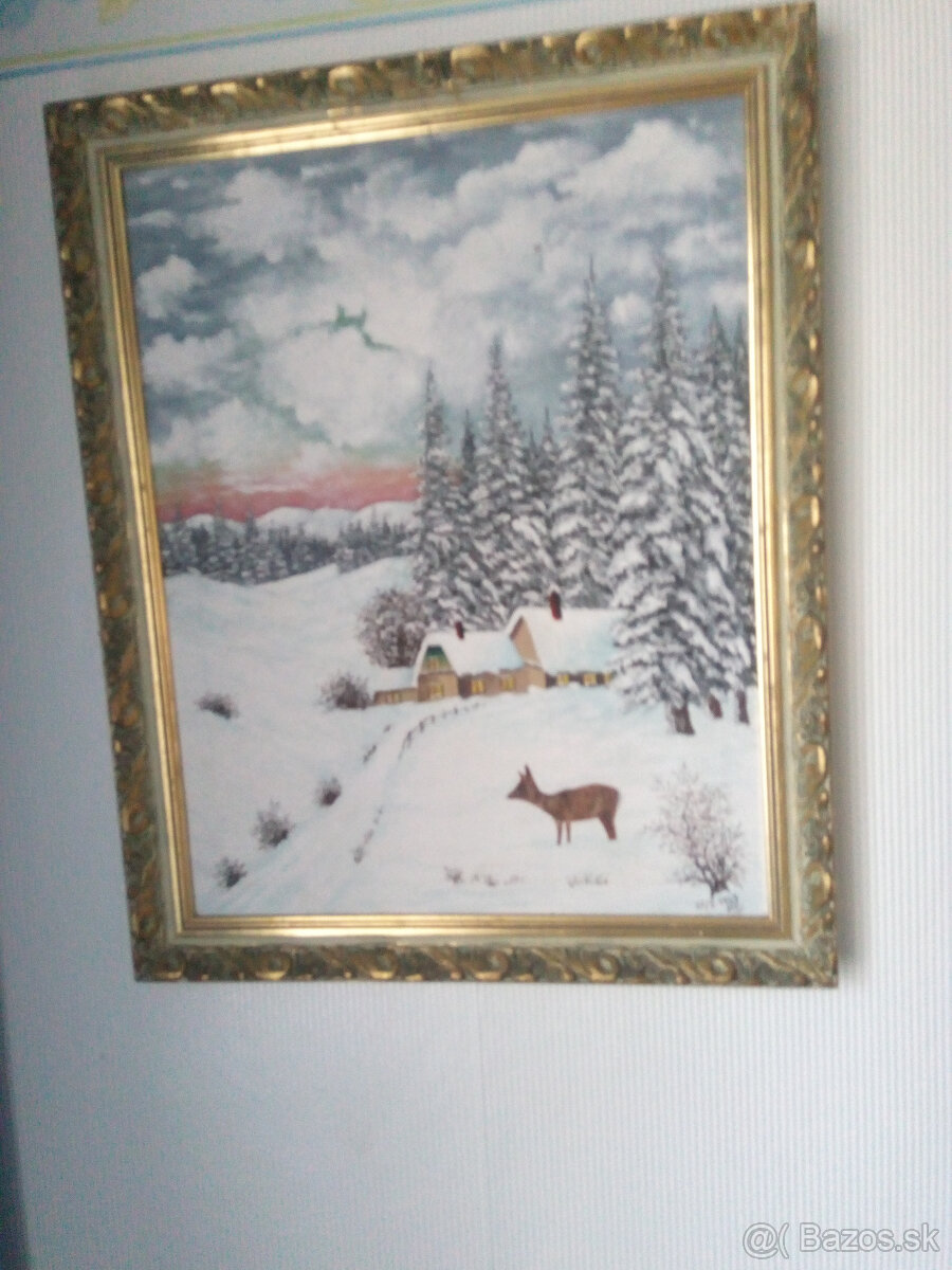 predám obraz z roku 1962