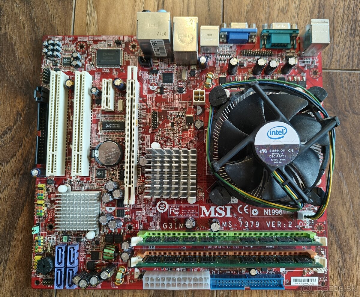 Kompletná základná doska Intel Pentium 4, 2GB RAM