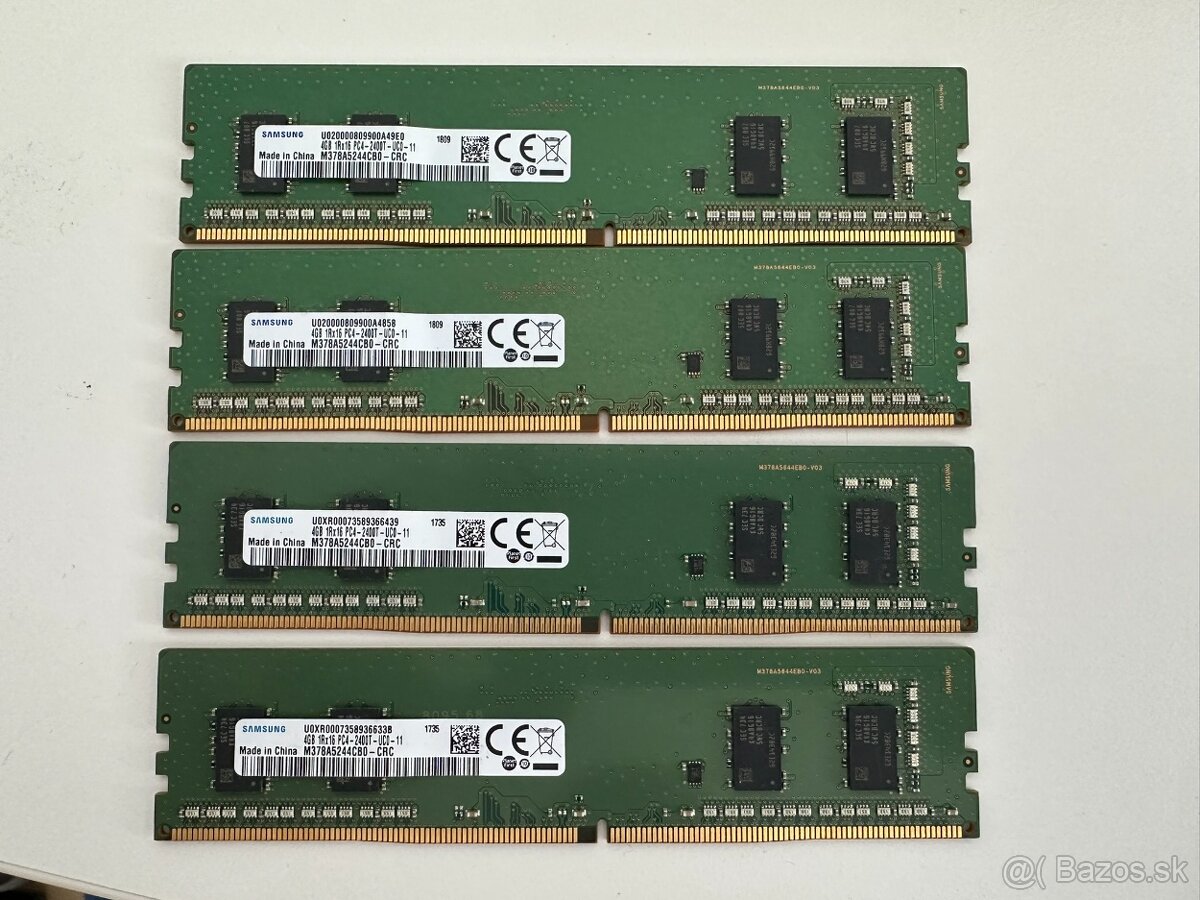 16GB DDR4 2400MHz (4x4GB)