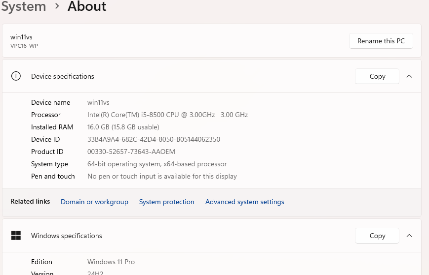 Mini PC ViewSoninc Intel i5 8500 - 16GB RAM