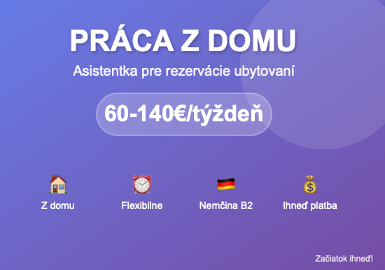 Práca z domu - asistentka pre rezervácie ubytovaní v Nemecku