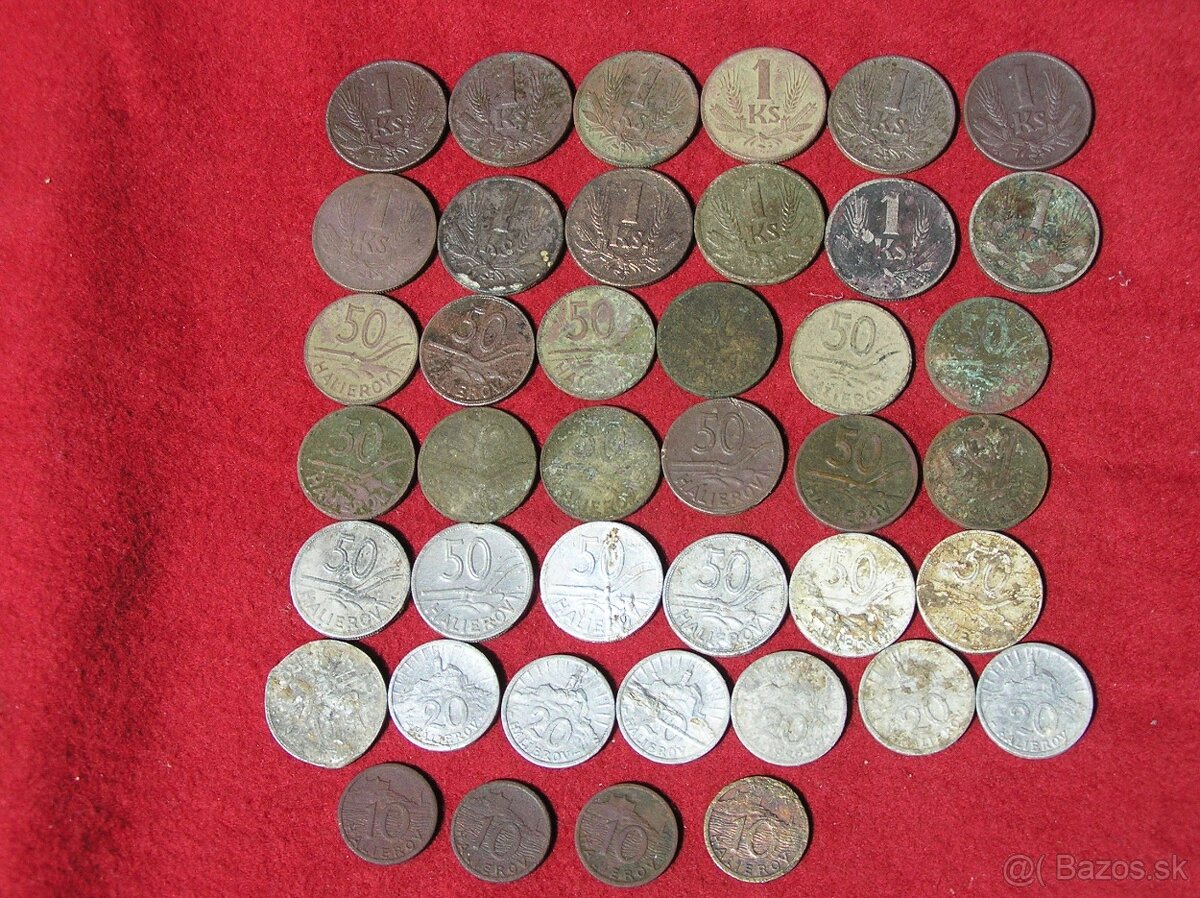 MINCE SLOVENSKÝ ŠTÁT : 41 kusov