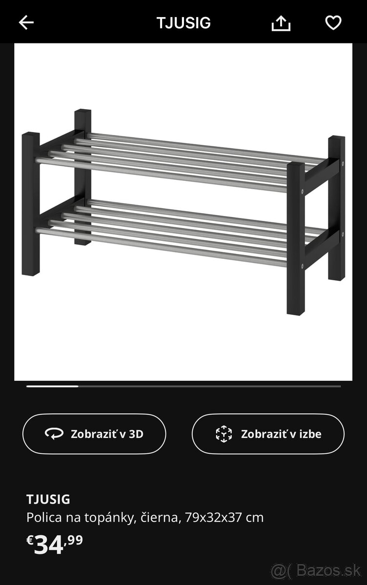 Botník/polica na topánky