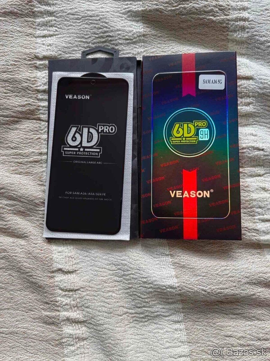 Ochranné sklo 5d čierne na Samsung A56/A36 5g