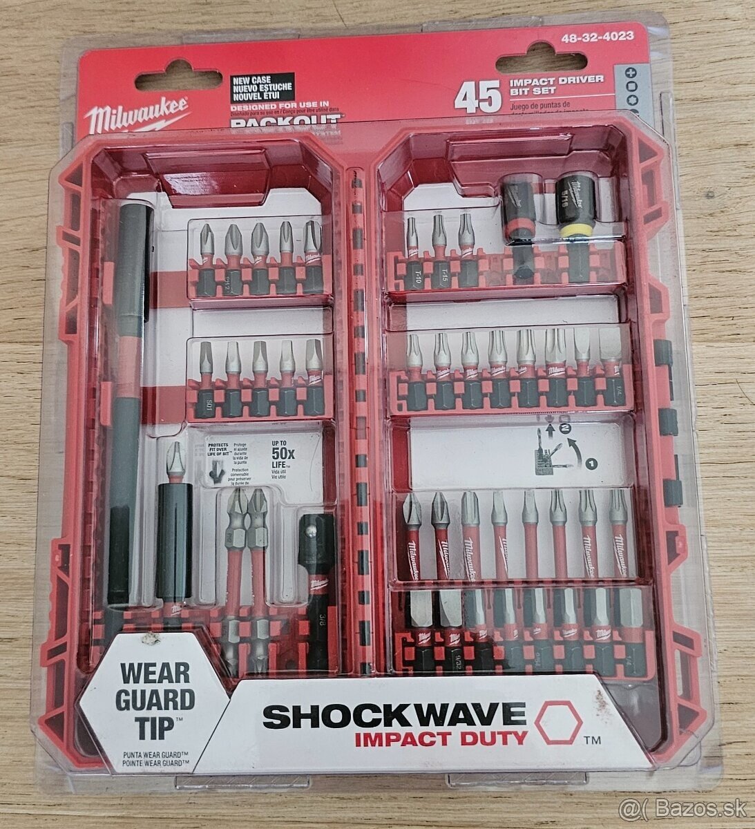 Milwaukee 45ks set bitov PACKOUT