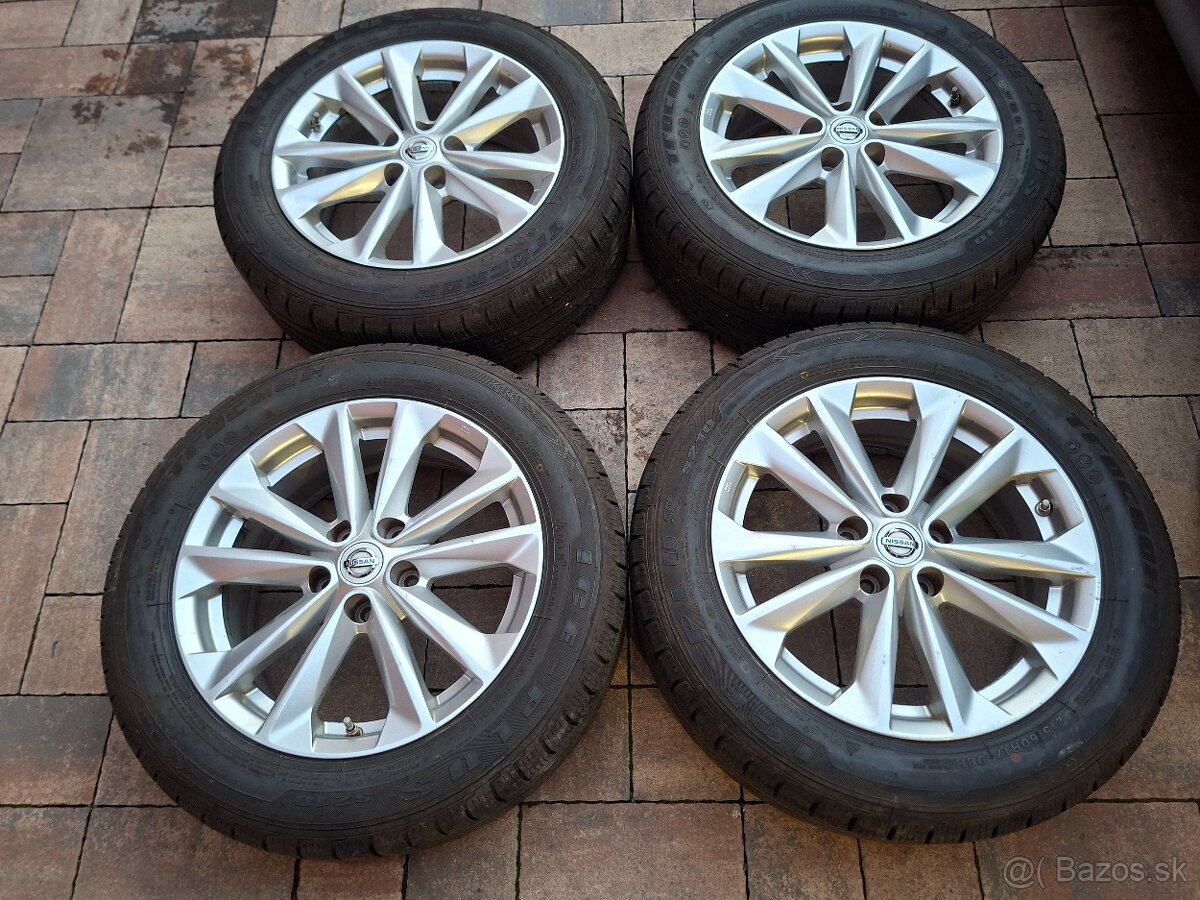 Orig. hliníkové disky Nissan/Dacia-- R17, 5x114,3