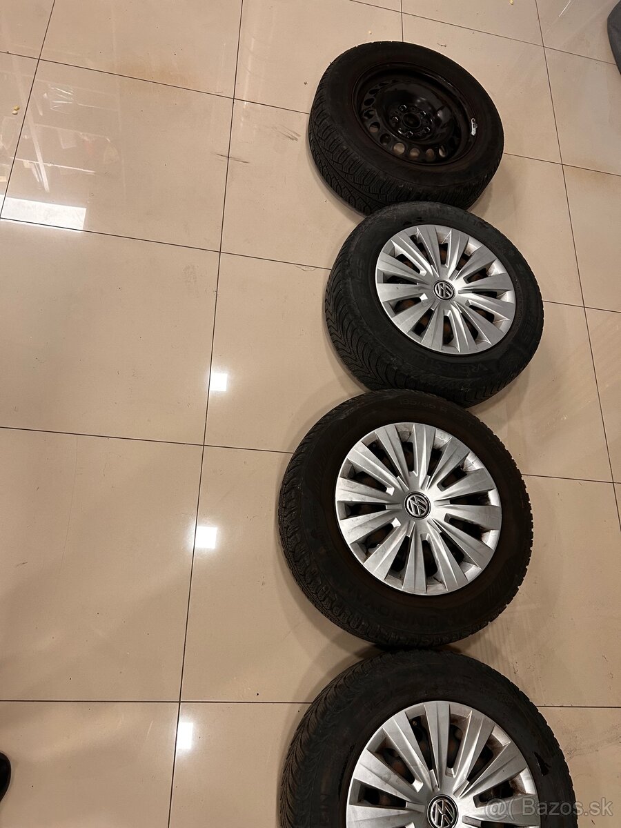 Disky z golfa 195/65 R15 T zimné gumy