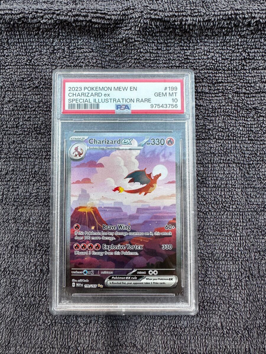 Pokemon karta kartičky	Charizard Ex 151	199	PSA 10