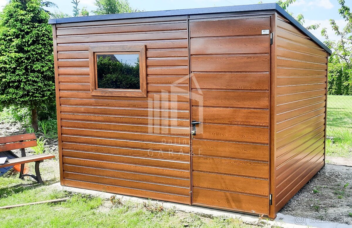 Záhradný domček imitácia dreva, DOVEZIEME POSTAVÍME ZADARMO