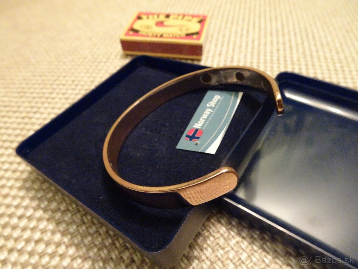 Predám medený náramok s integrovanými magnetmi