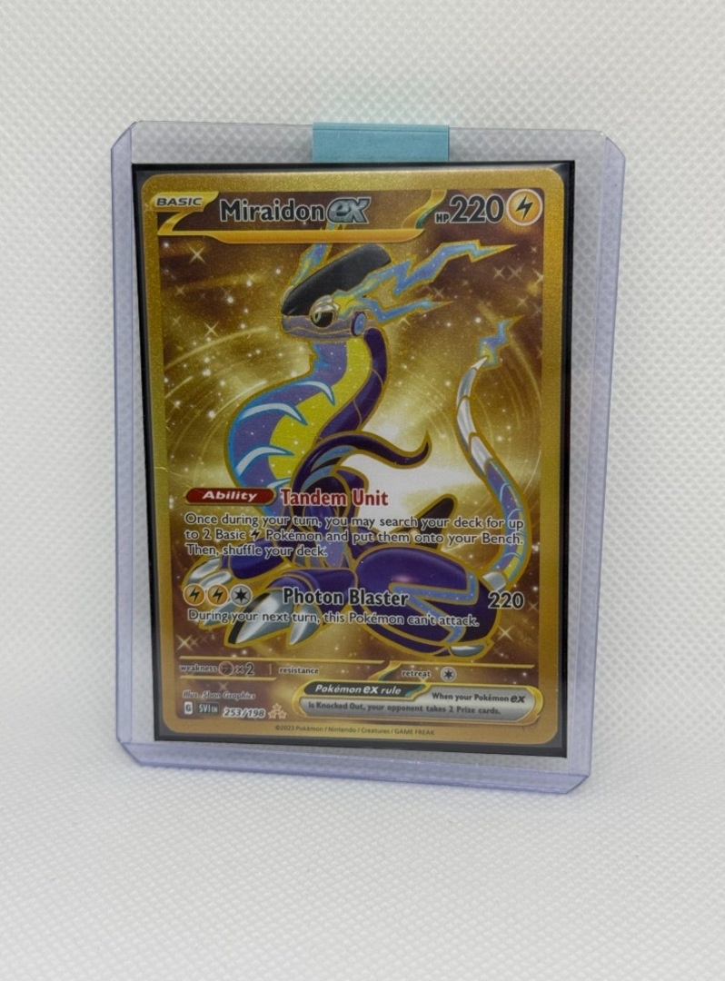 253/198 pokemon card - Miraidon ex - Scarlet & Violet - Secret Rare [1LL] Photon Blaster (220) During your next turn Miraidon ex - 253/198 -
