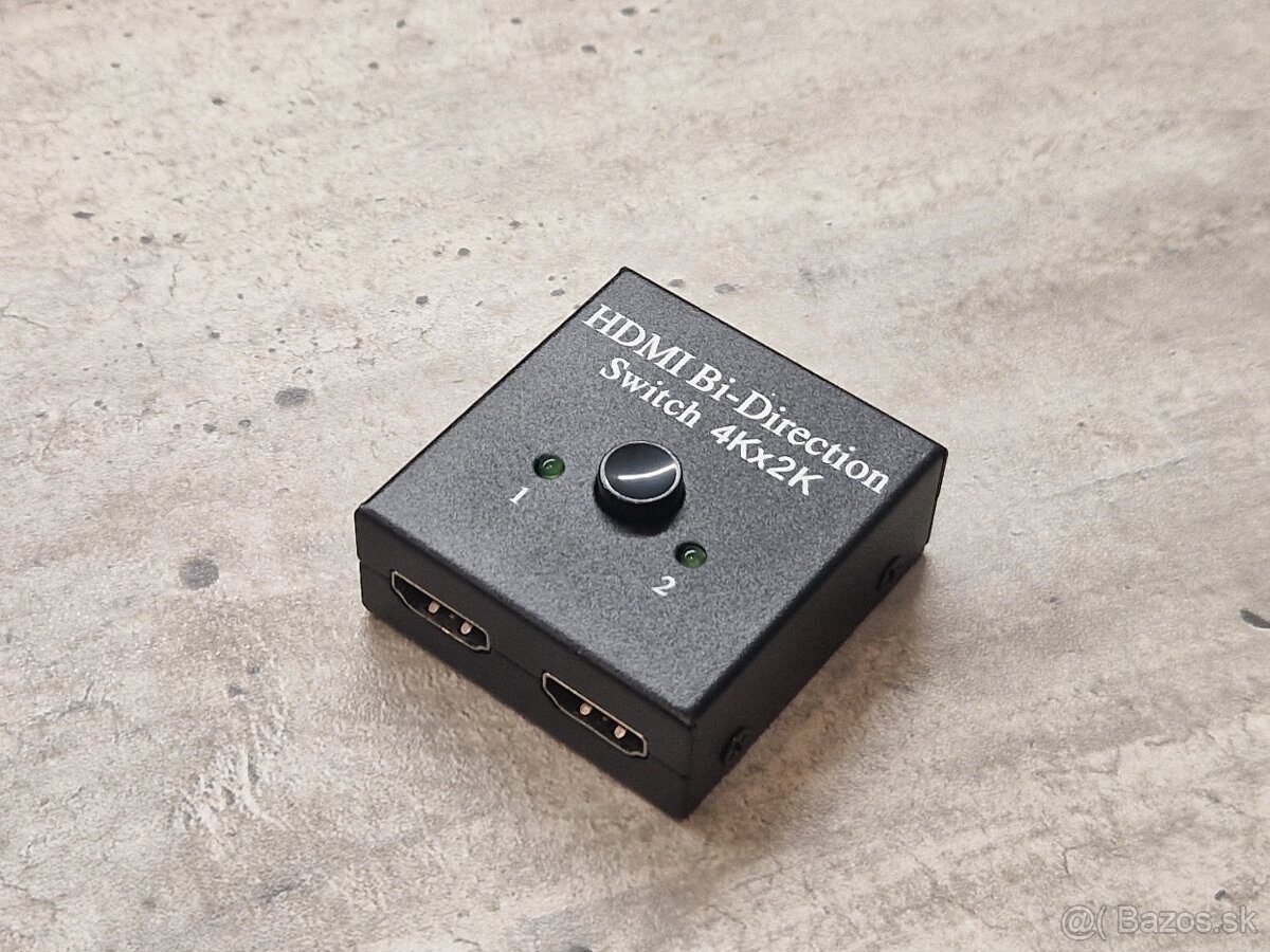 HDMI 4K obojsmerný switch 2×1 / 1×2